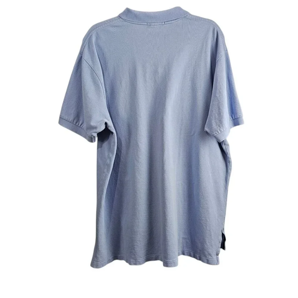 Polo Ralph Lauren Men's Crown Vintage Mesh Blue Polo Shirt